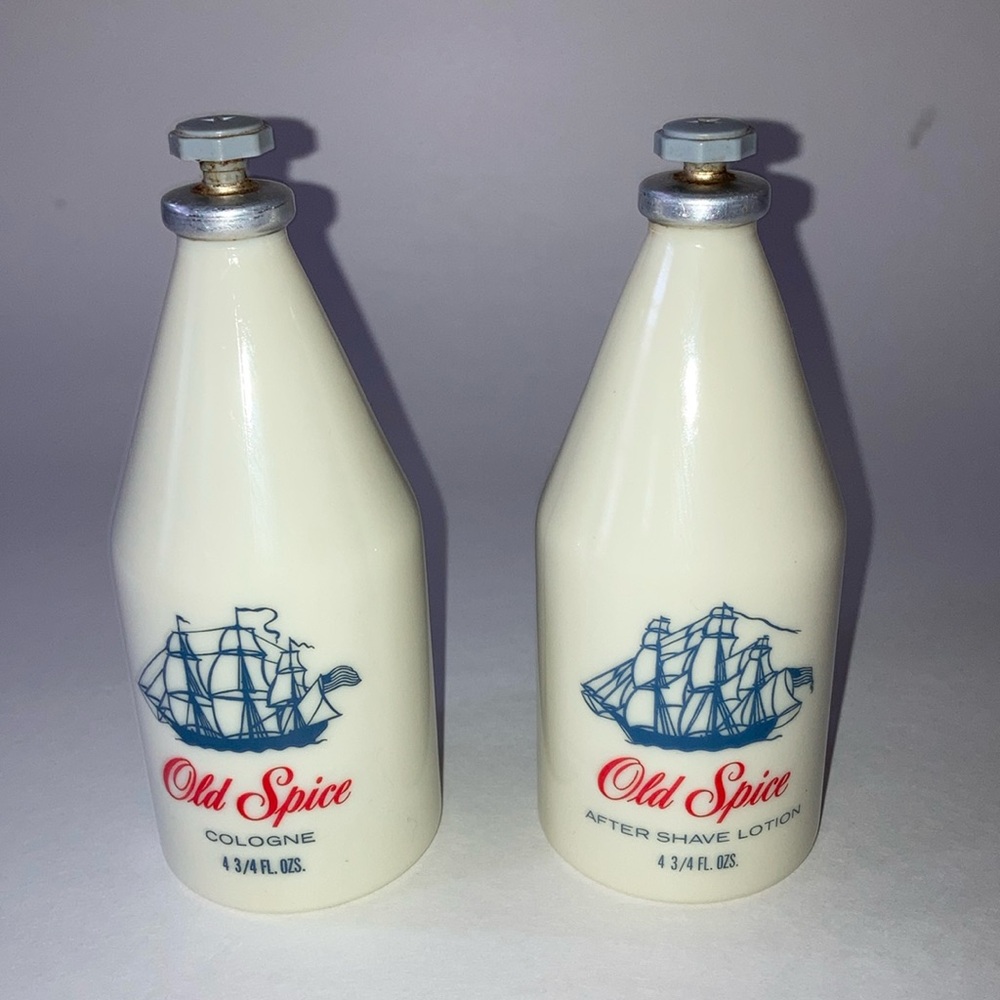 Vintage Old Spice Collectibles Bottles